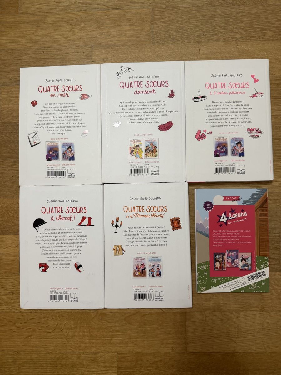 Livres: Quatre sœurs 6 tomes – Neuf (Voir description) à Cologny par PEACEANDLOVE 2