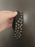 Tommy Hilfiger  Gurt Leder schwarz Sterne Nieten Grösse 90cm