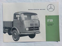Mercedes-Benz LP 328 - Prospekt-Blatt von ca. 1960