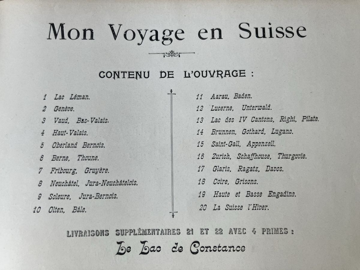 Libri: Mon Voyage en Suisse – Usato da Lausanne venduto da Willandco 6