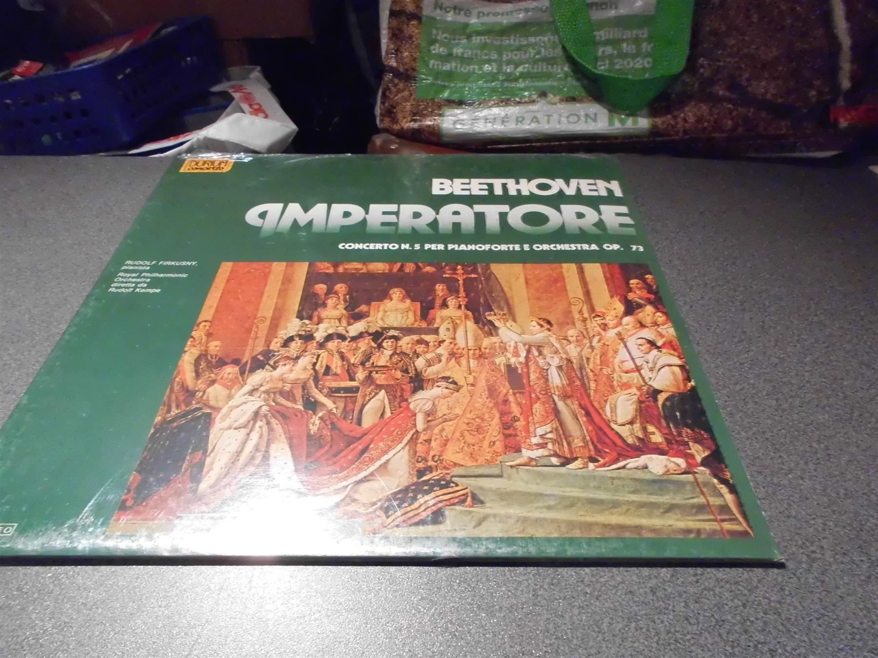 Dischi in vinile: Schallplatte Beethoven Imperator Concert – Nuovo e nell'imballaggio originale da Zürich venduto da abraxas1291