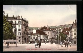 AK Neuchâtel, Place Numa Droz