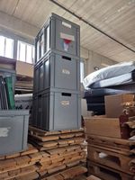 graue RAKO Kunststoffboxen stabil gebraucht guter Zustand