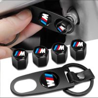 Ventilkappen Schwarz mit BMW-M Logo
