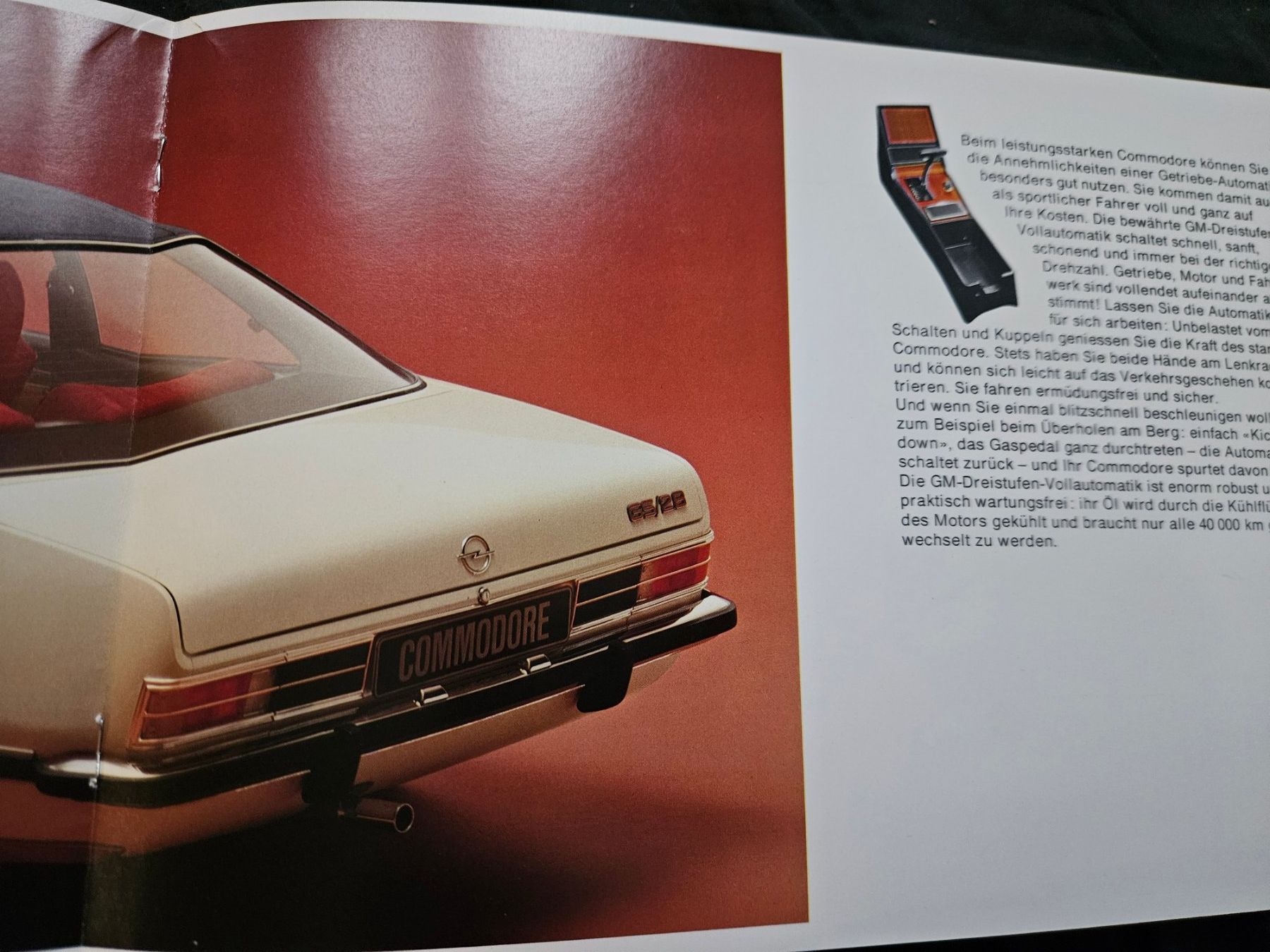 Opel Documenti: Opel Commodore 2.5  2.8   2.8 GS/E   Prospekt 1976  xx – Usato da Flawil venduto da sr1_f6st 4