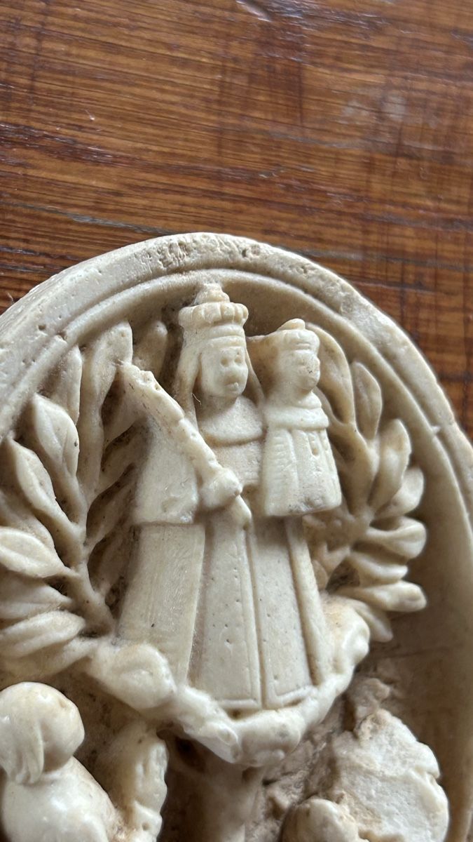 Foto & Immagini: Madonna Andachtsbild aus Gips 19. Jh. – Usato da Riedholz venduto da Frettchen63 2