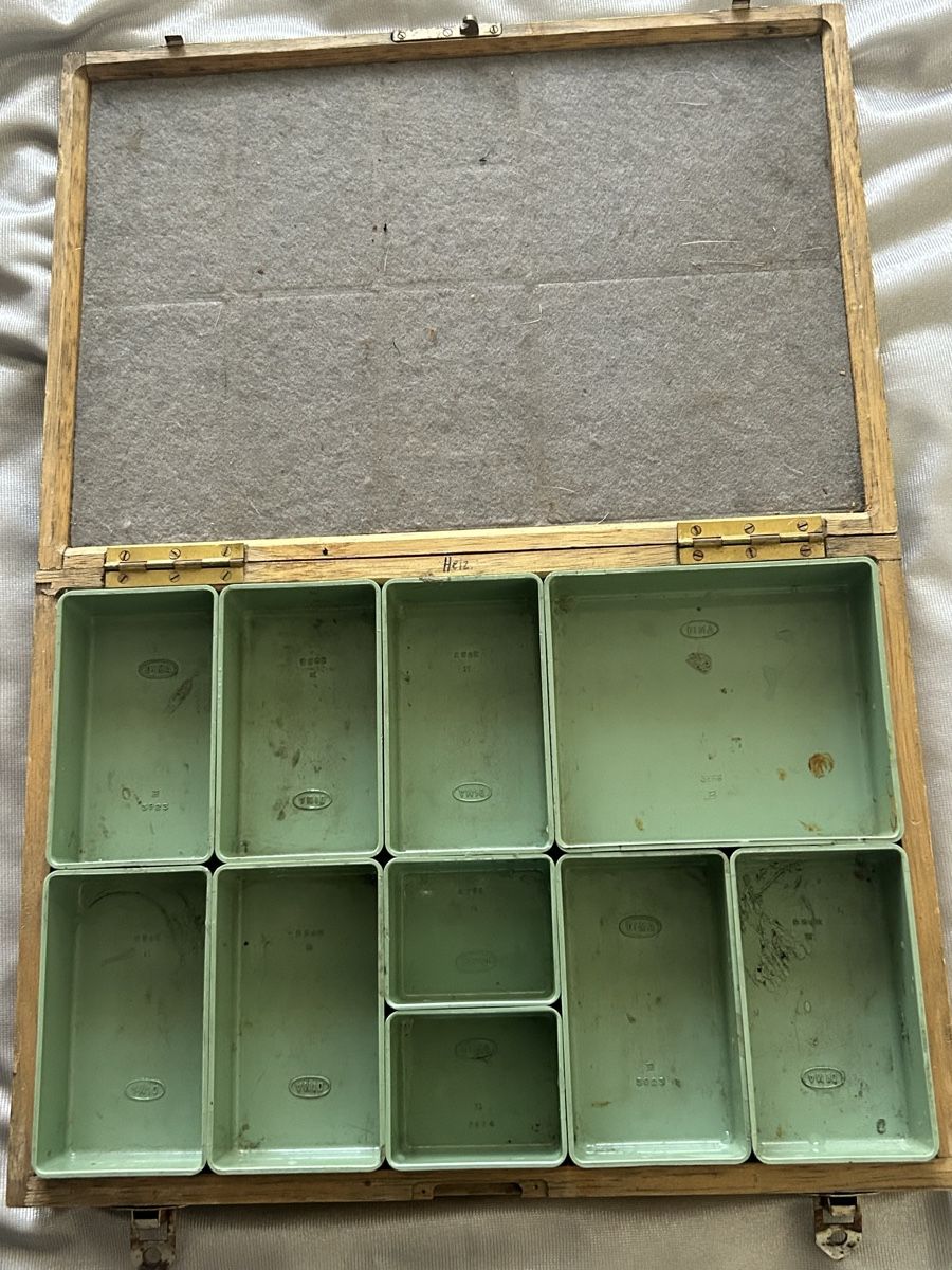 Barattoli: ***Holzbox mit 10 Fächer*** – Usato da Winterthur venduto da stella67