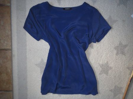 sehr schöne NAVYBOOT Damen Shirt Bluse Gr 40 mit SEIDE