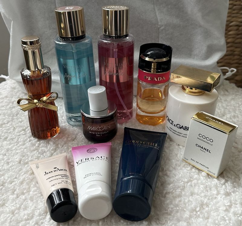 Eau de Parfum 10er Set, Bodylotion, Bodyspray, Parfumset | Kaufen auf ...