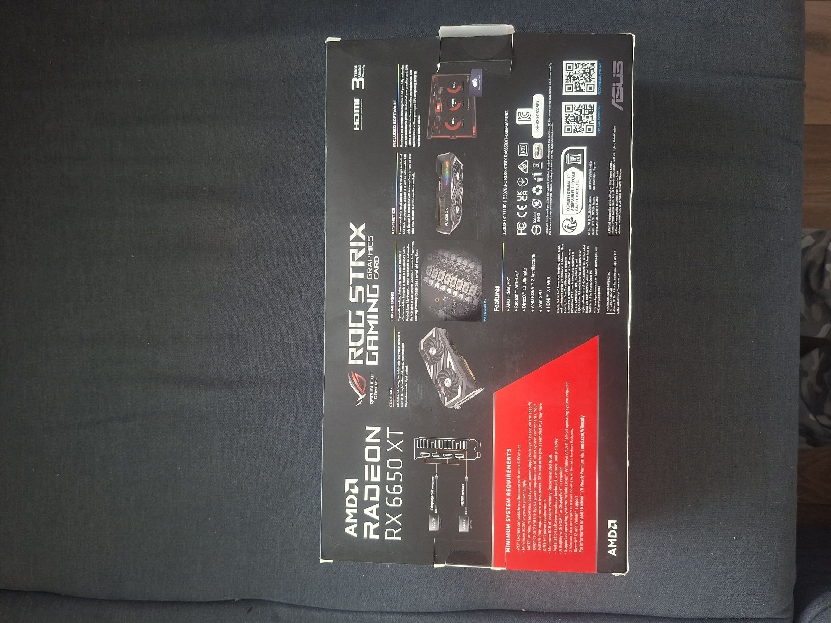 Amd Grafikkarten: Rx6650xt Rog edition – Gebraucht aus la chaux de fonds von OfficialSwiss23 2