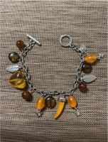 Armband 19cm /Metall, Kunststoff, Glas