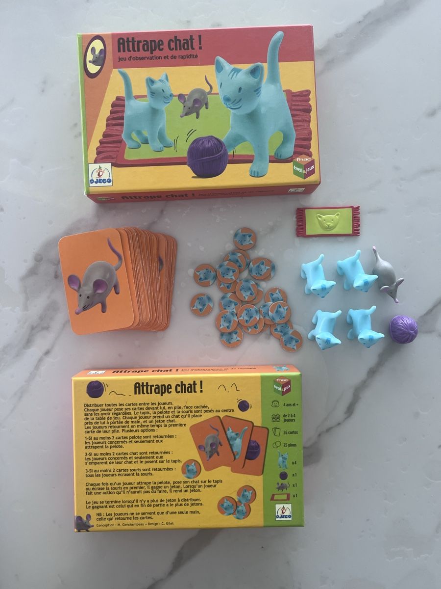 Djeco Giochi: Jeu de société "Attrape Chat !"  3+ ans – Usato da Zug venduto da ama_fgg6
