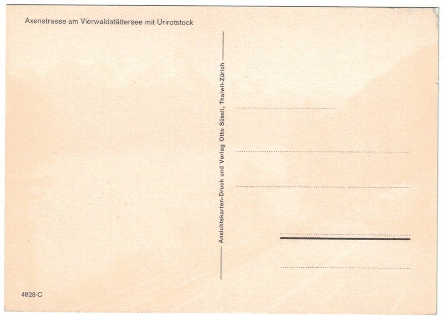 Cartoline postali: Axenstrasse, Reisecar um 1970-75 – Usato da Frauenfeld venduto da POML 1