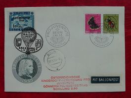1953, Z39 Ersttagsbrief CH-ÖSTERREICH, sehr sauber !
