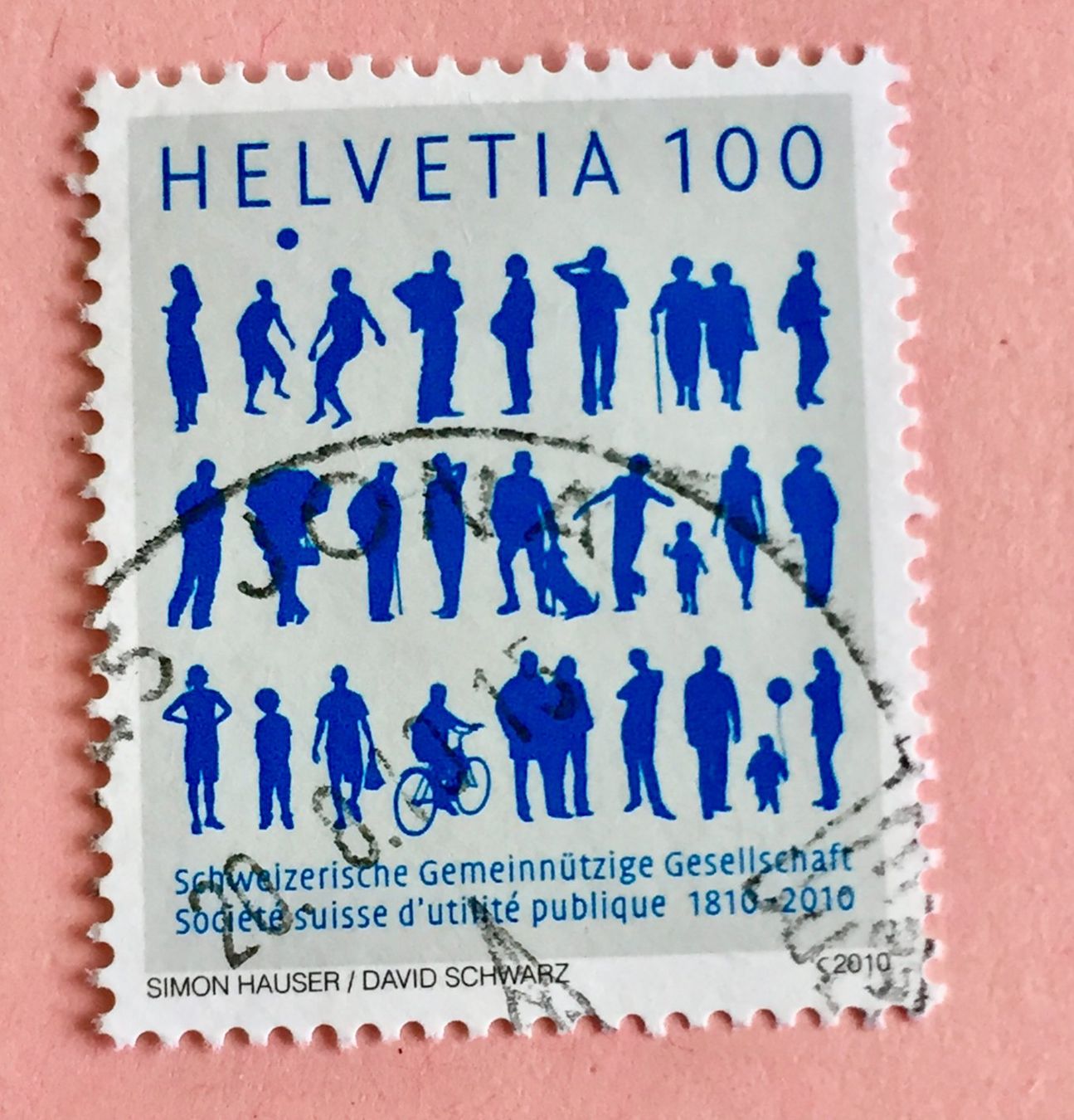 Tutti i francobolli: Nr.1354 mit Stempel 200 j.Schw.Gemeinn.Gesellschaft 2010    – Usato da Aarau venduto da Billa007