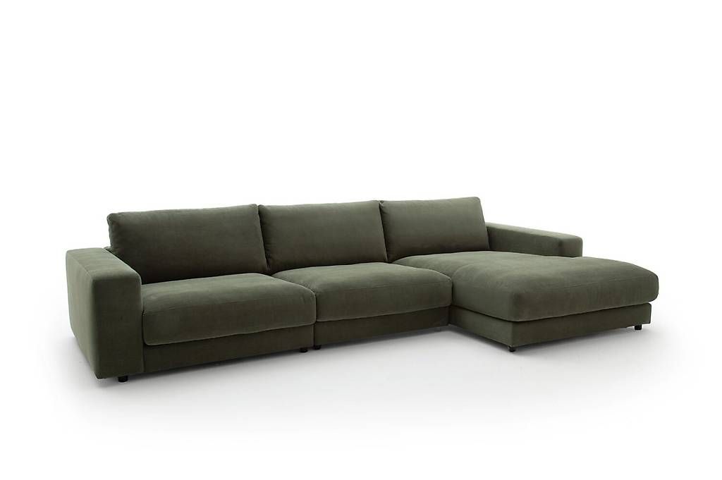 Divani: Ecksofa High End mit Longchair in Cord – Nuovo e nell'imballaggio originale da Bischofszell venduto da deluxe-moebel 1