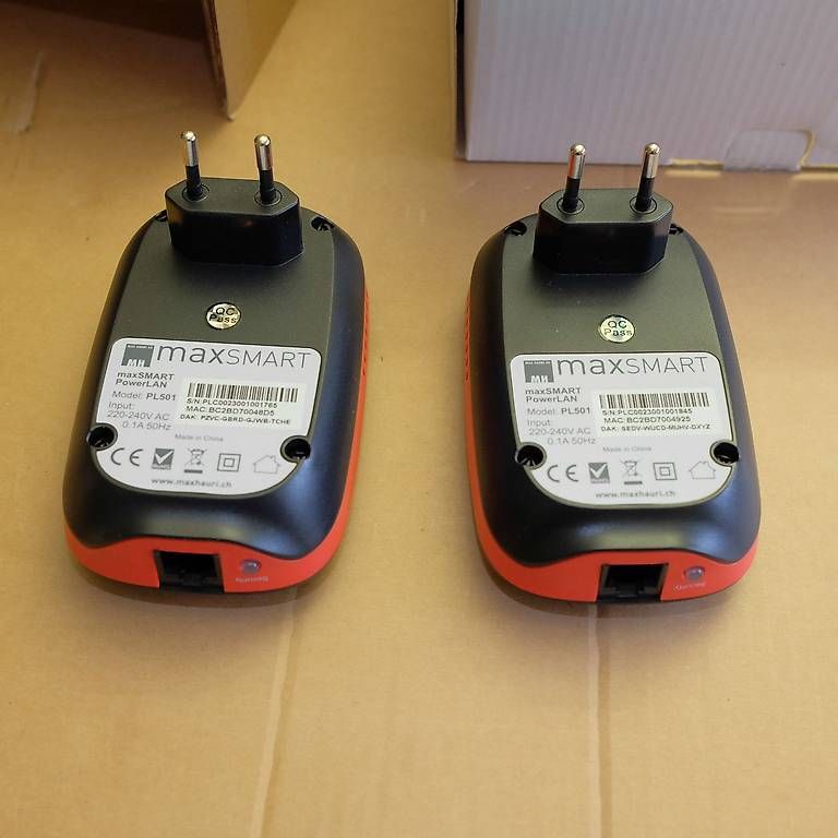 Laufwerke & Adapter: Max Hauri maxSMART PowerLAN Starter Kit – Neu und originalverpackt aus Basel von Bertob 4
