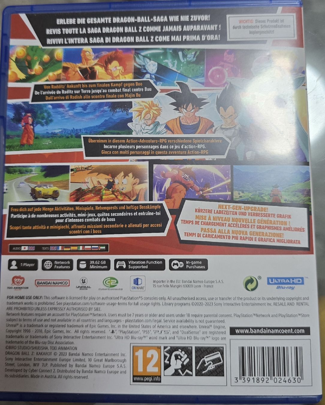 Giochi: Dragon Ball Z Kakarot Ps5 – Nuovo (secondo la descrizione) da Domat/Ems venduto da Milanesta1889 1