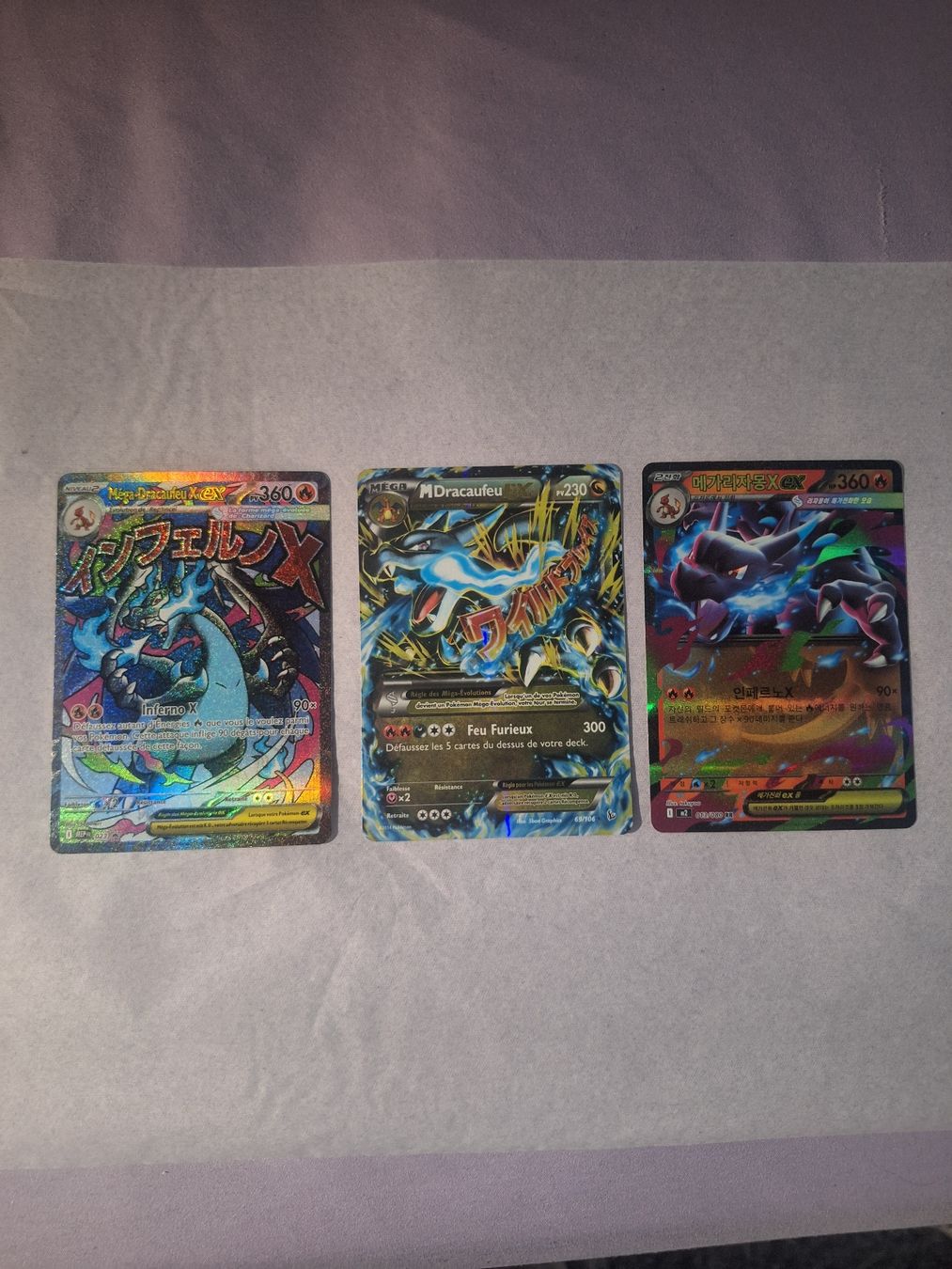 Pokémon Carte collezionabili: 3 Méga-Charizard - Pokemon – Nuovo (secondo la descrizione) da Biel/Bienne venduto da Seyran