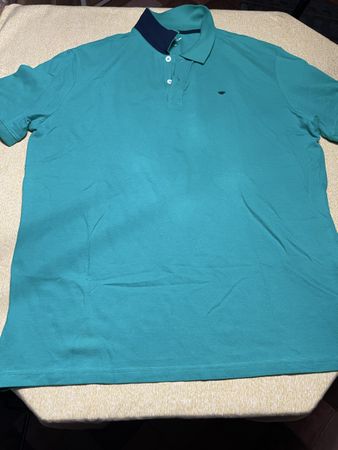 Polo Tom Tailor XXL, verde smeraldo - affare! 43