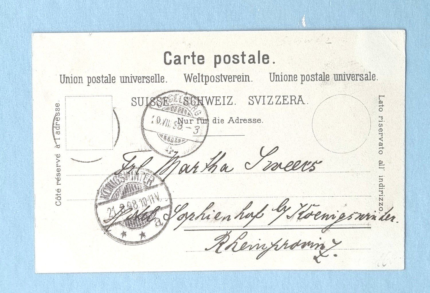 Cartes postales: Engelberg - Litho - 1898 – D'occasion à Rothrist par RROENK 1