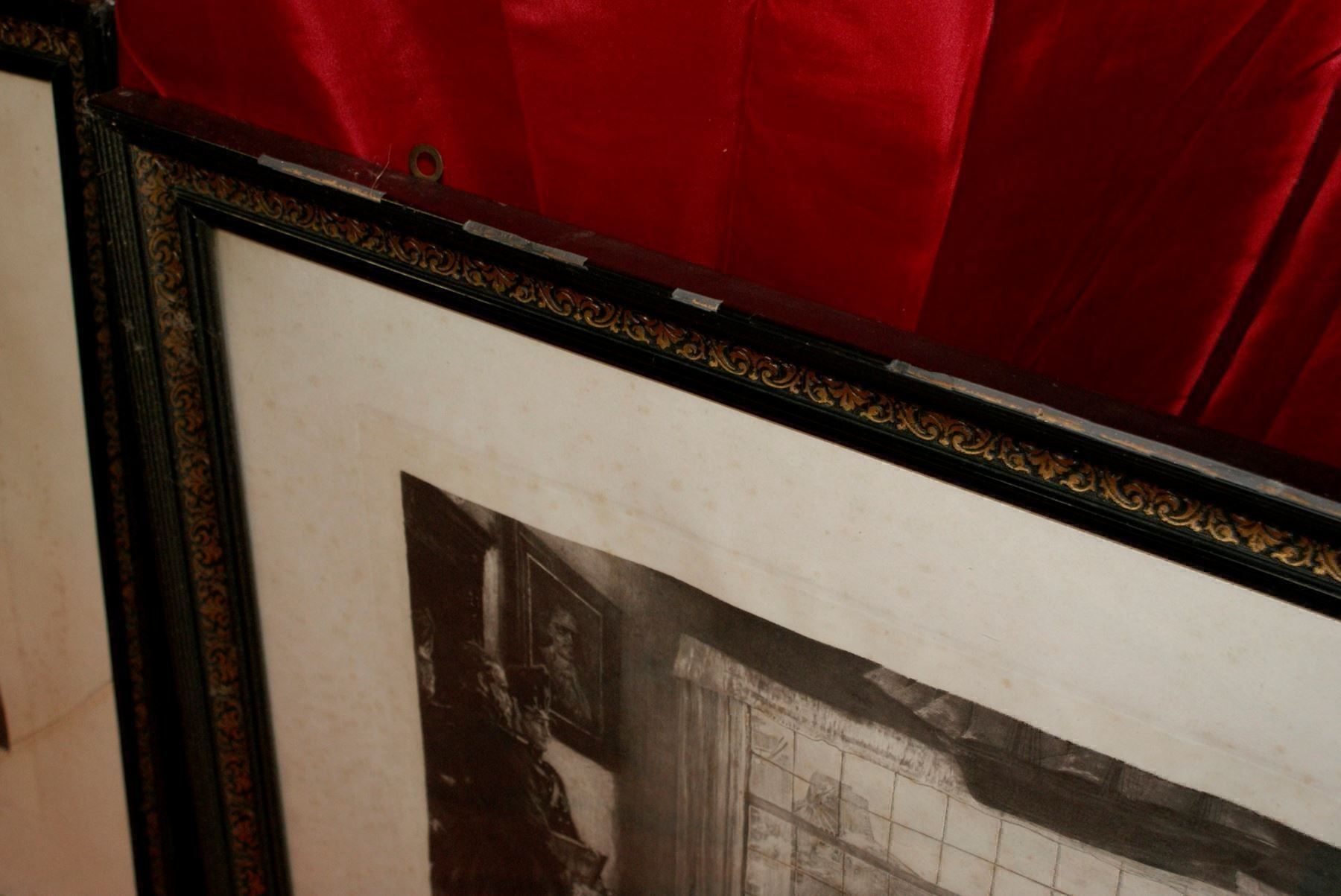 Incisioni: 2 Grosse Bilder,vermutlich Stiche um1899 – Difettoso da Buchs AG venduto da schwippschwapp 6