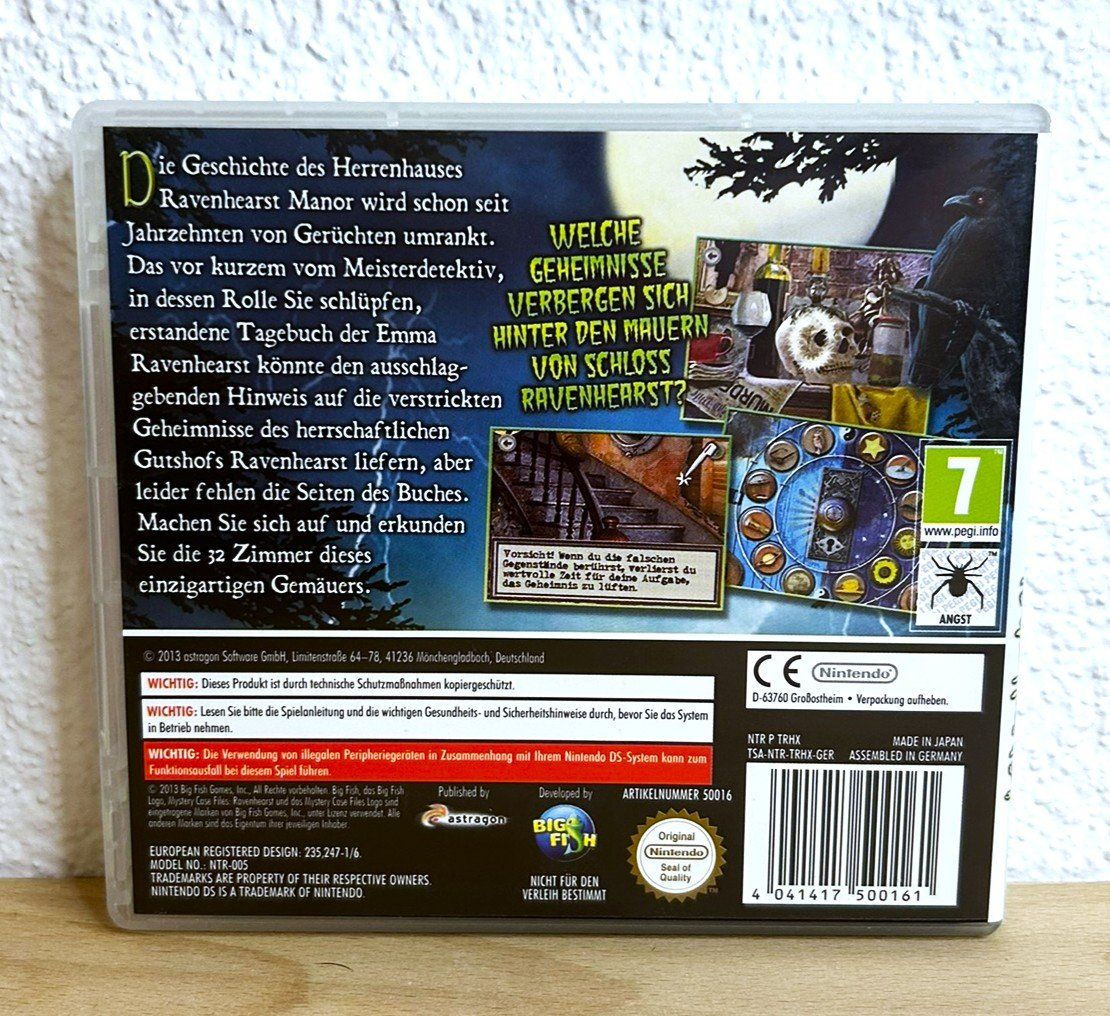 Nintendo Giochi: Mystery Case Files Ravenhearst Nintendo DS – Usato da St. Gallen venduto da bubblybee 1