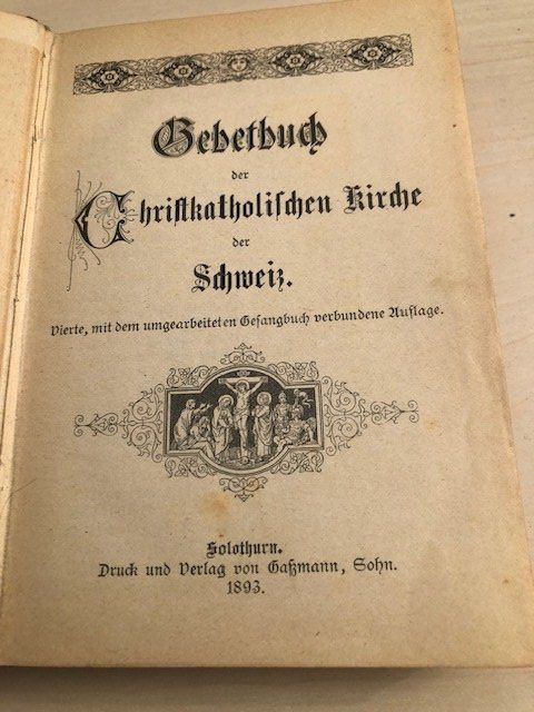Livres: Antikes Gebet- + Gesangbuch in altdeutscher Schrift – D'occasion à Gossau/ZH par amazonas66 1