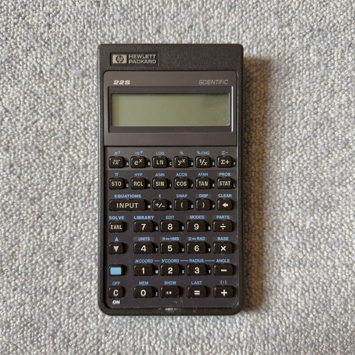 Hewlett Packard Calcolatrici tascabili: Taschenrechner HEWLETT PACKARD 22S mit Hülle, gebraucht – Usato da Heimenschwand venduto da rialto1968