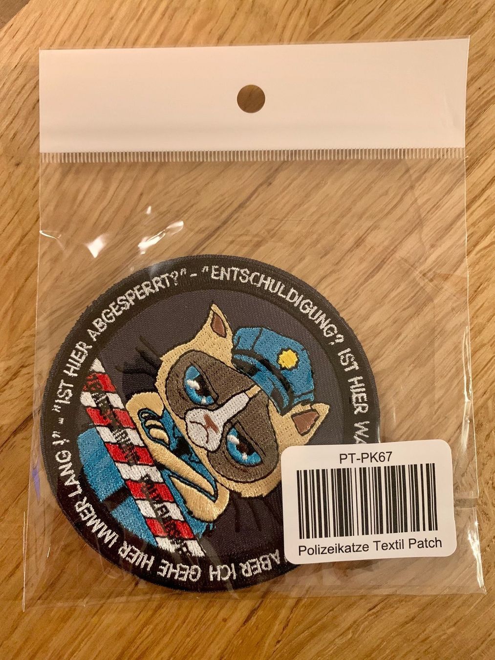 Placchette & Badge: Badge Polizei NEU – Nuovo e nell'imballaggio originale da Meilen venduto da Harley. 1