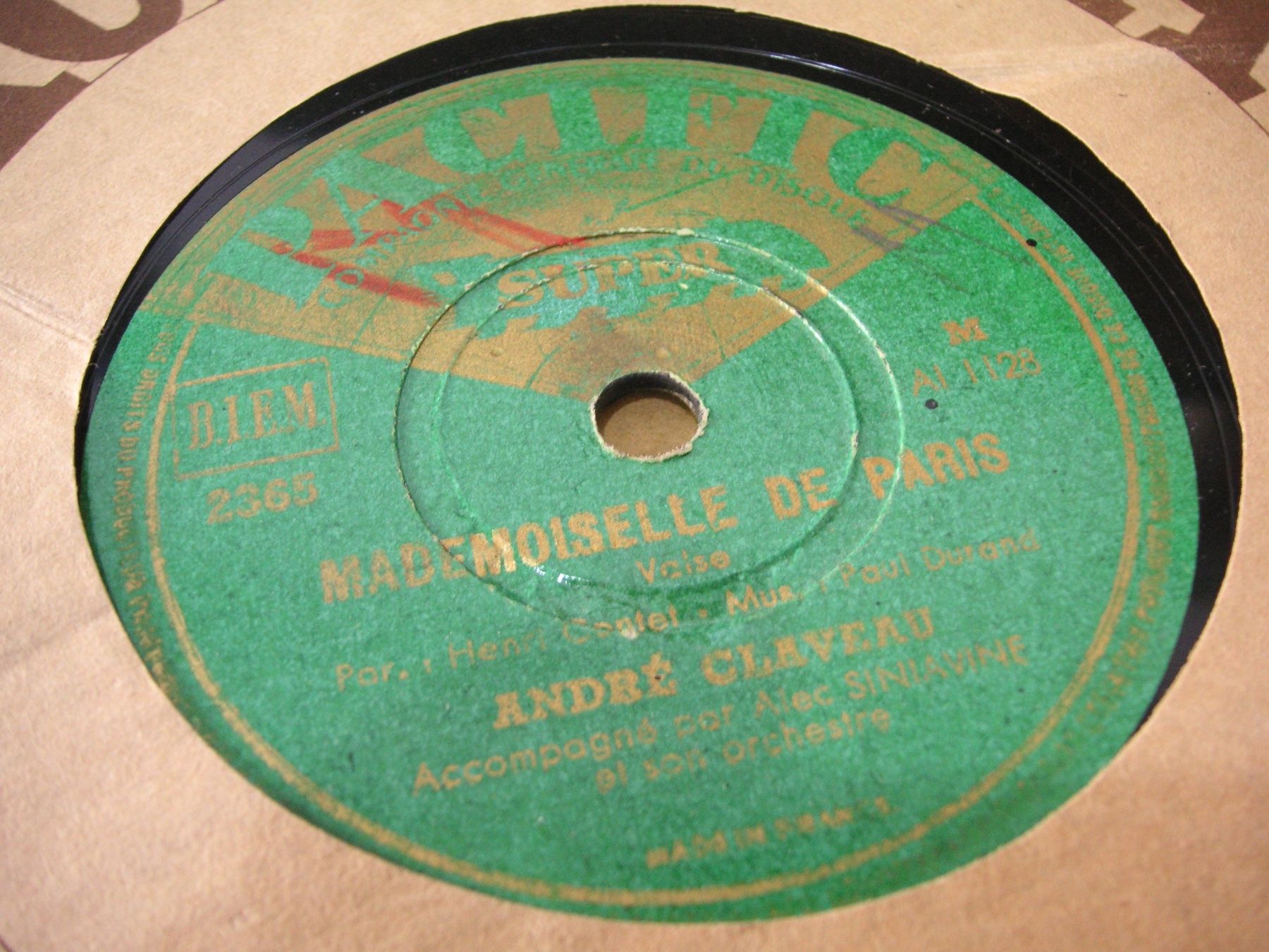 Dischi in vinile: DISQUES 78 TOURS – Usato da Lausanne venduto da Leag 9
