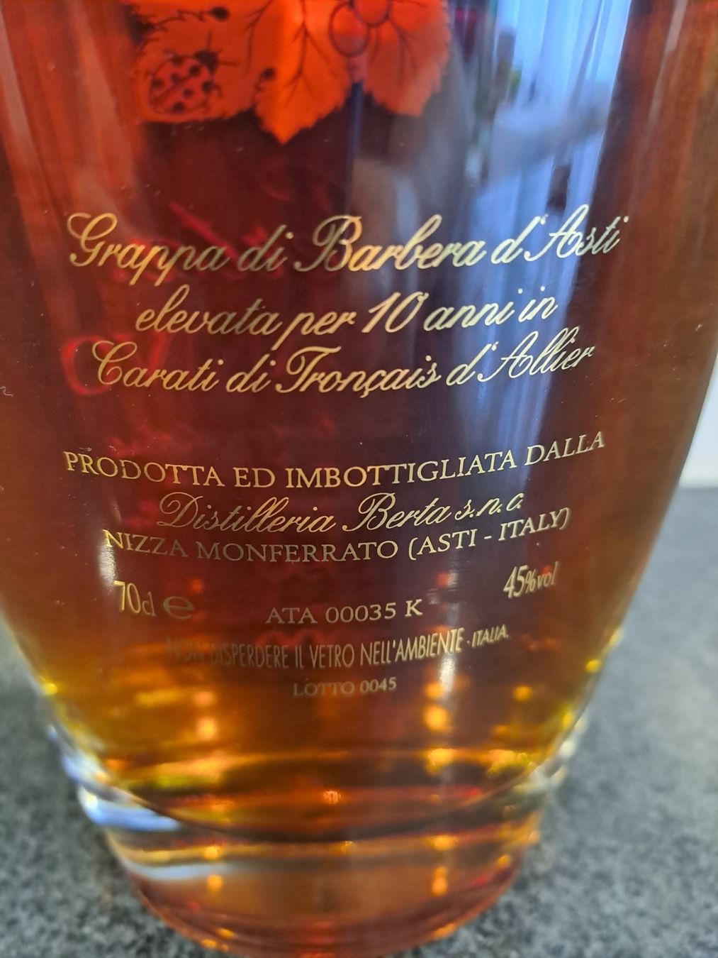 Berta Bevande alcoliche: Berta Grappa Roccanivo 1990 mit OHK – Nuovo e nell'imballaggio originale da Elsau venduto da Kellerraeumung 5