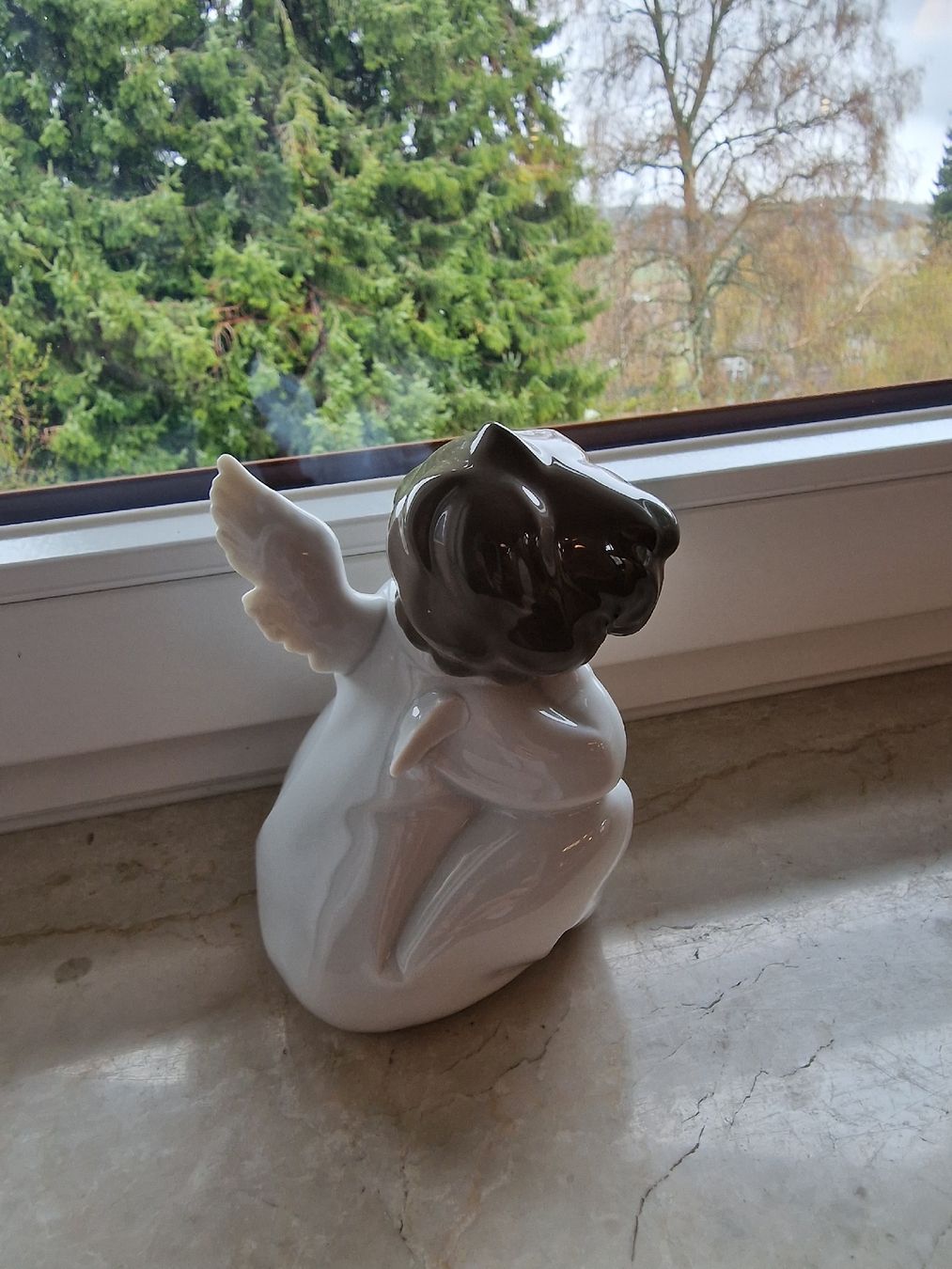 Lladro Statuette: Lladro Engel mit gebrochenem Flügel – Usato da Eglisau venduto da mmkristall 1