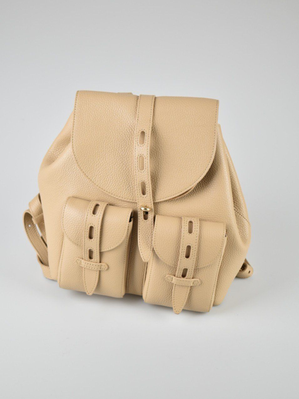 Furla Zaini: Furla Net Rucksack, Leder, beige, neuwertig – Nuovo (secondo la descrizione) da Nürensdorf venduto da 2ND_STORY