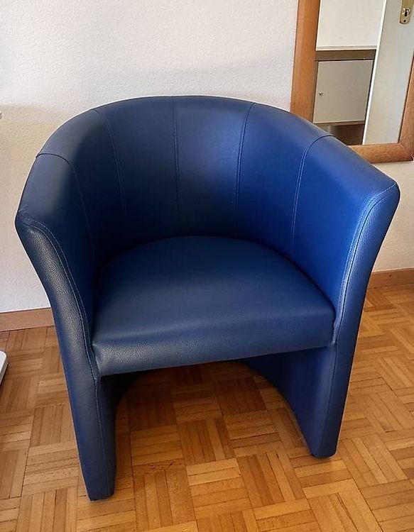 Sessel: Blauer Sessel – Gebraucht aus Maur von Internette_2015