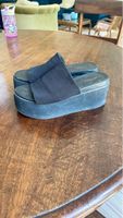 Urban Outfitters Plateau Sandalen Schwarz Grösse 39