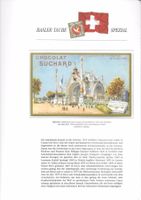 Ansichtskarte Chocolat Suchard Expo Paris 1900 Nachdruck