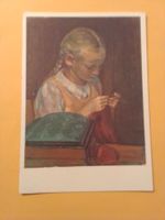 Kunstkarte Walter Gessner Mädchen