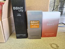 Lot de 3 parfums pour homme BBNY, neufs