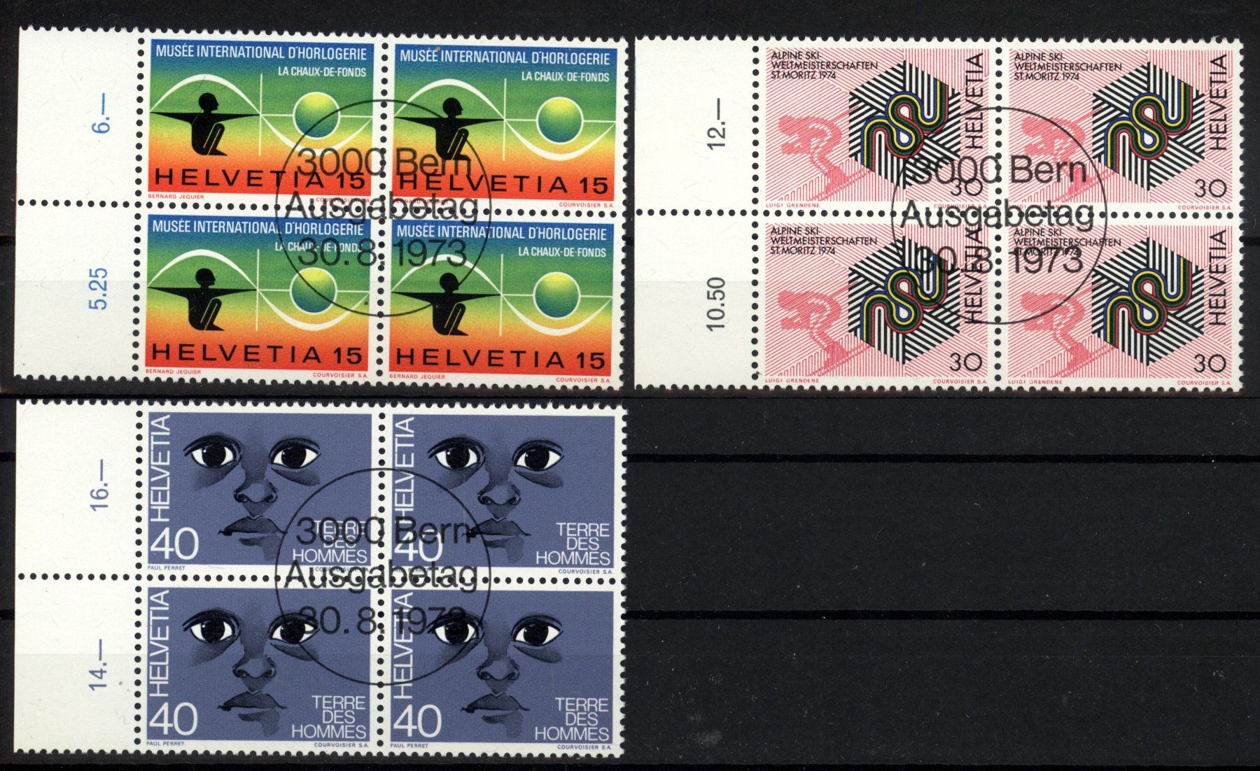 Tutti i francobolli: 1973, Sonderpostmarken II, ET – Usato da Willisau venduto da Vollstempel