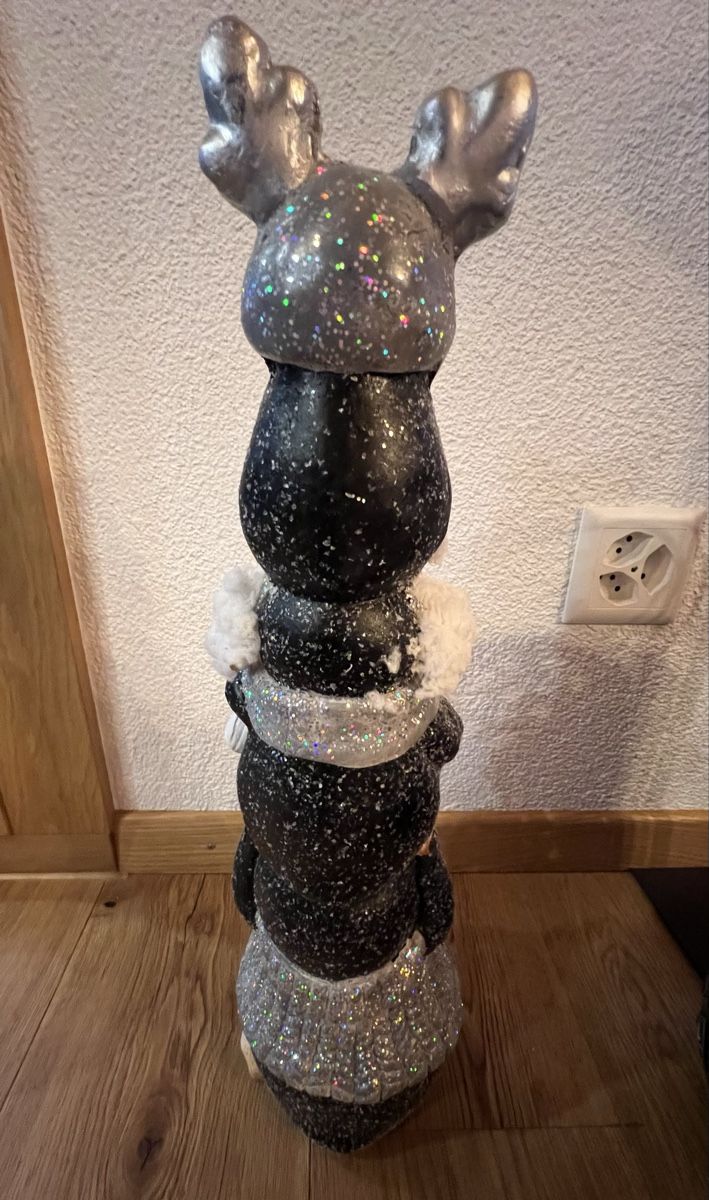 Tutte le decorazioni: Winterliche Pinguin Deko Figur mit Glitzer – Nuovo (secondo la descrizione) da Derendingen venduto da Laubfleckerli 3