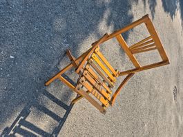 Chaise pliante bois ancienne