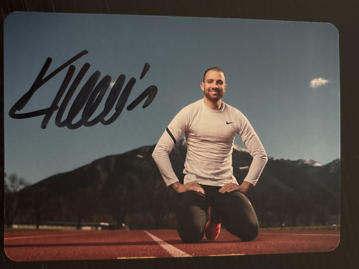 Autogramme: Autogrammkarte Karim Hussein - Leichtathletik Star! – Gebraucht aus Uetendorf von hoisle