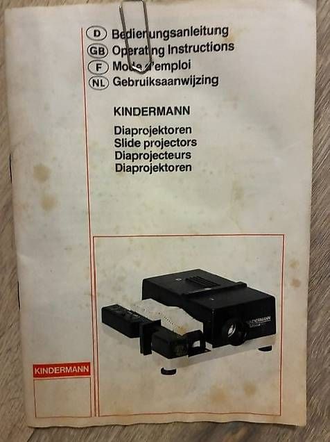 Proiettori: Kindermann Autofocus Dia-Projektor mit Anleitung – Usato da Urtenen-Schönbühl venduto da khenzer01 1