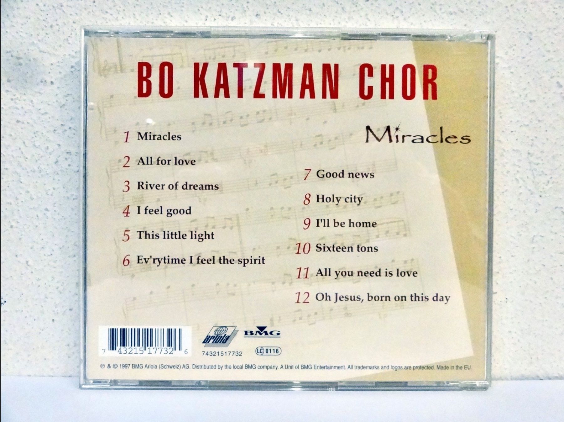 CD: CD BO KATZMAN CHOR / MIRACLES – Usato da Kerzers venduto da djstarsky73 1