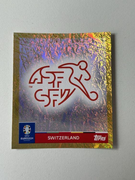 Topps Euro 2024 Gold Schweiz Logo Kaufen auf Ricardo