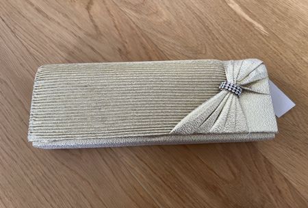Elegante Abendtasche Clutch Gold
