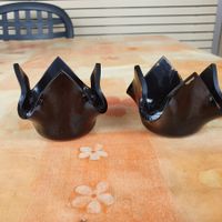 2 Stk. Kerzenständer Ø 7 cm  H 6 cm