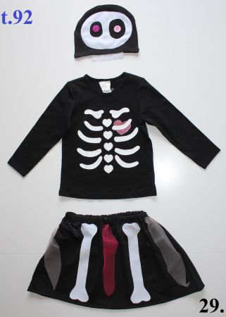 Costume squelette / Skelett t. 92    NEU!