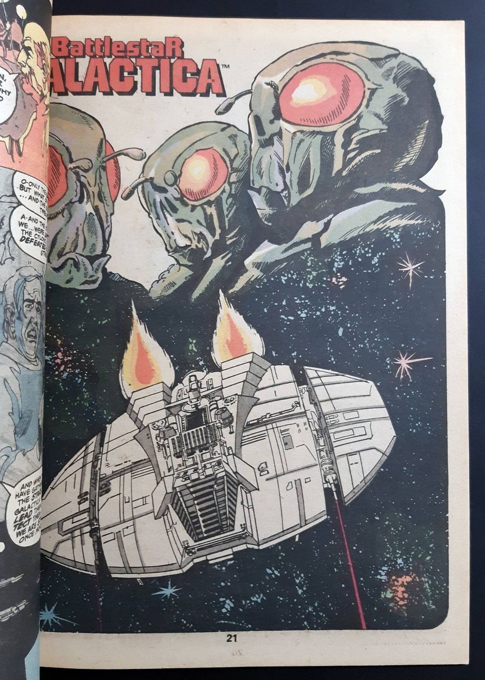 Fumetti: BATTLESTAR GALACTICA MARVEL SUPER SPECIAL #8 TREASURY SIZE‪ – Usato da Lugano venduto da YouWantUS 4